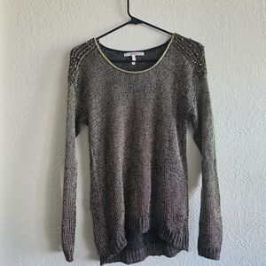 Chic Metallic Women's Sweater